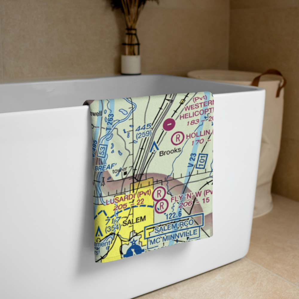 Vineyard Airport (OR95) VFR Sectional Towel 