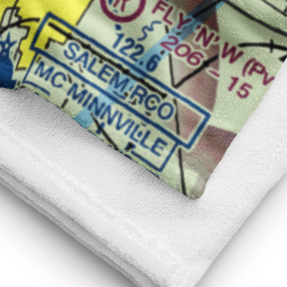 Vineyard Airport (OR95) VFR Sectional Towel 