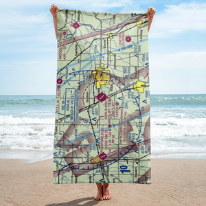 Visalia Municipal Airport (VIS) VFR Sectional Towel