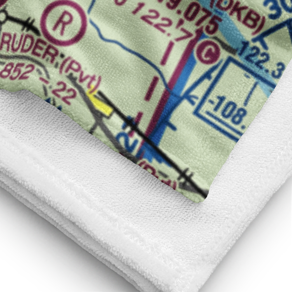 Vodden Airport (IS15) VFR Sectional Towel 