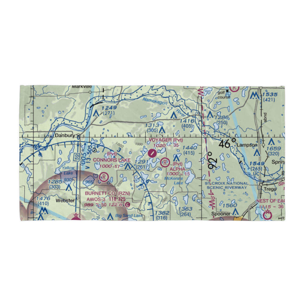 Voyager Village Airstrip (9WN2) VFR Sectional Towel 