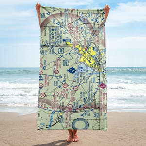 Waco Regional Airport (ACT) VFR Sectional Towel