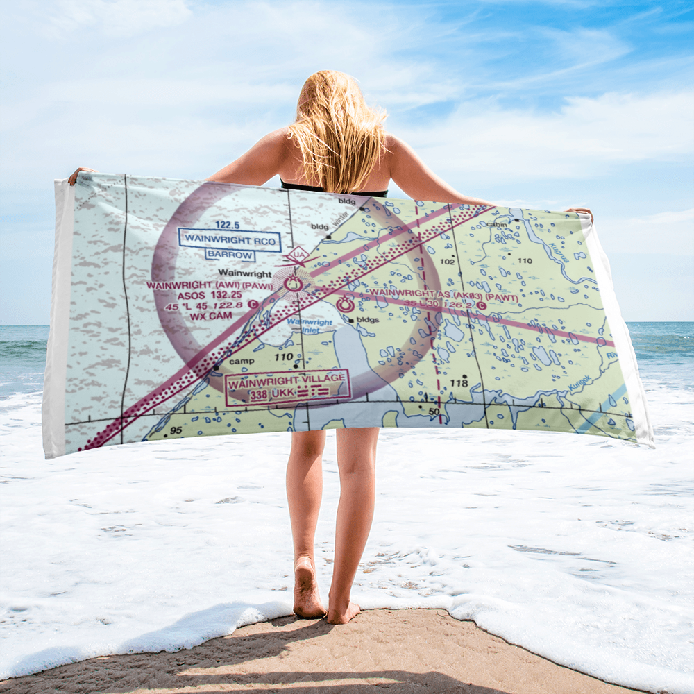 Wainwright Air Station (AK03) VFR Sectional Towel 