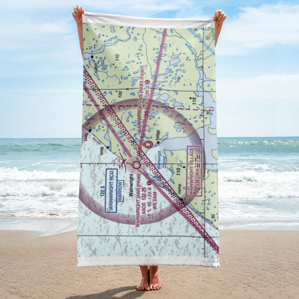 Wainwright Air Station (AK03) VFR Sectional Towel 