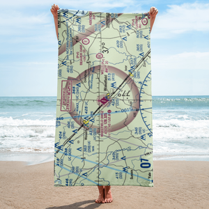 Wakefield Municipal Airport (AKQ) VFR Sectional Towel