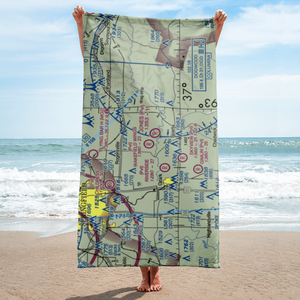 Wakefield Wings Airport (9MO5) VFR Sectional Towel