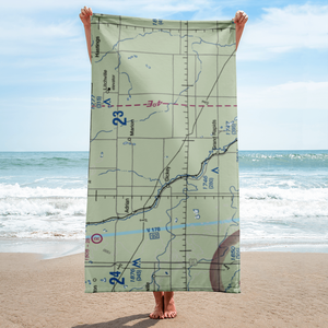 Waldie Farms Airport (67ND) VFR Sectional Towel