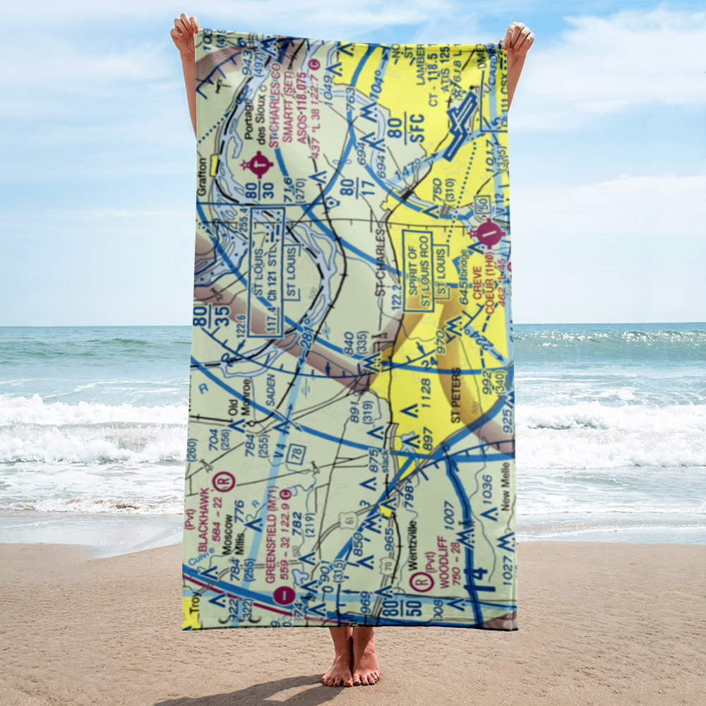 Waldmeister Farm Airport (45MO) VFR Sectional Towel 