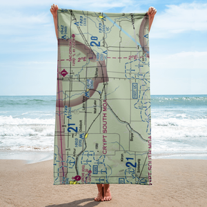 Wall Lake Municipal Airport (3Y0) VFR Sectional Towel