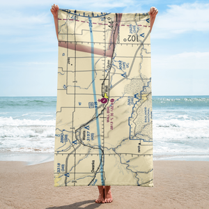 Wall Municipal Airport (6V4) VFR Sectional Towel