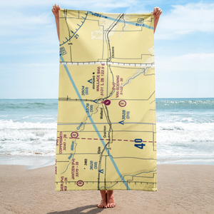 Wallace Municipal Airport (64V) VFR Sectional Towel