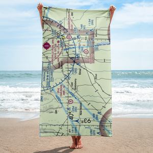 Walnut Creek Airport (76MO) VFR Sectional Towel