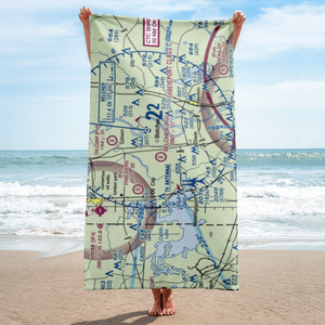 Want's Ultralight Flightpark (43LA) VFR Sectional Towel