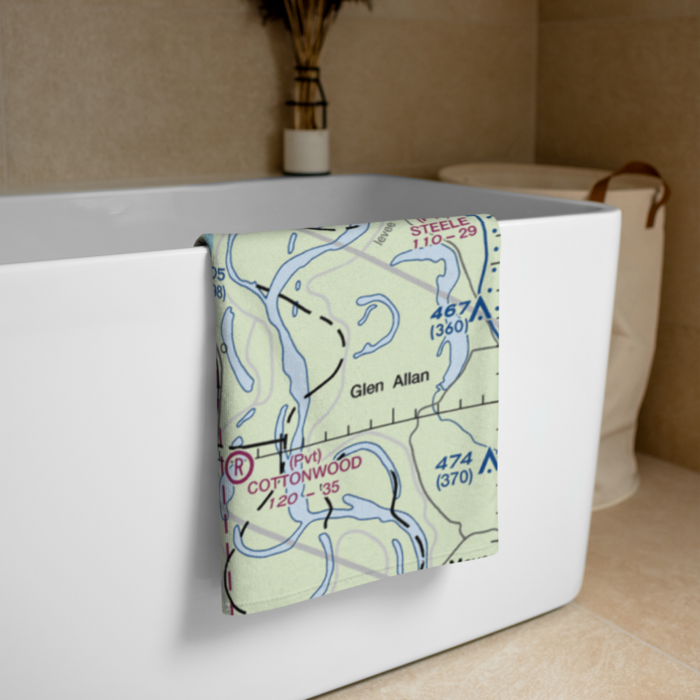 Ward's Airport (7AR1) VFR Sectional Towel 