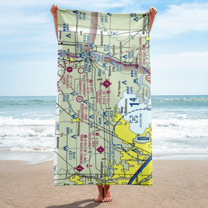 Wards Long Acres Airport (MI15) VFR Sectional Towel