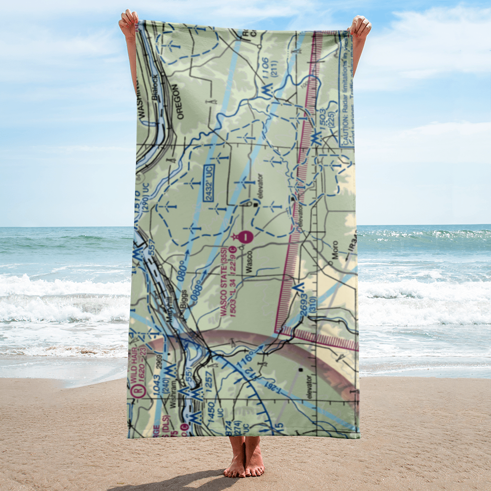 Wasco State Airport (35S) VFR Sectional Towel 