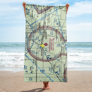 Washington Municipal Airport (AWG) VFR Sectional Towel