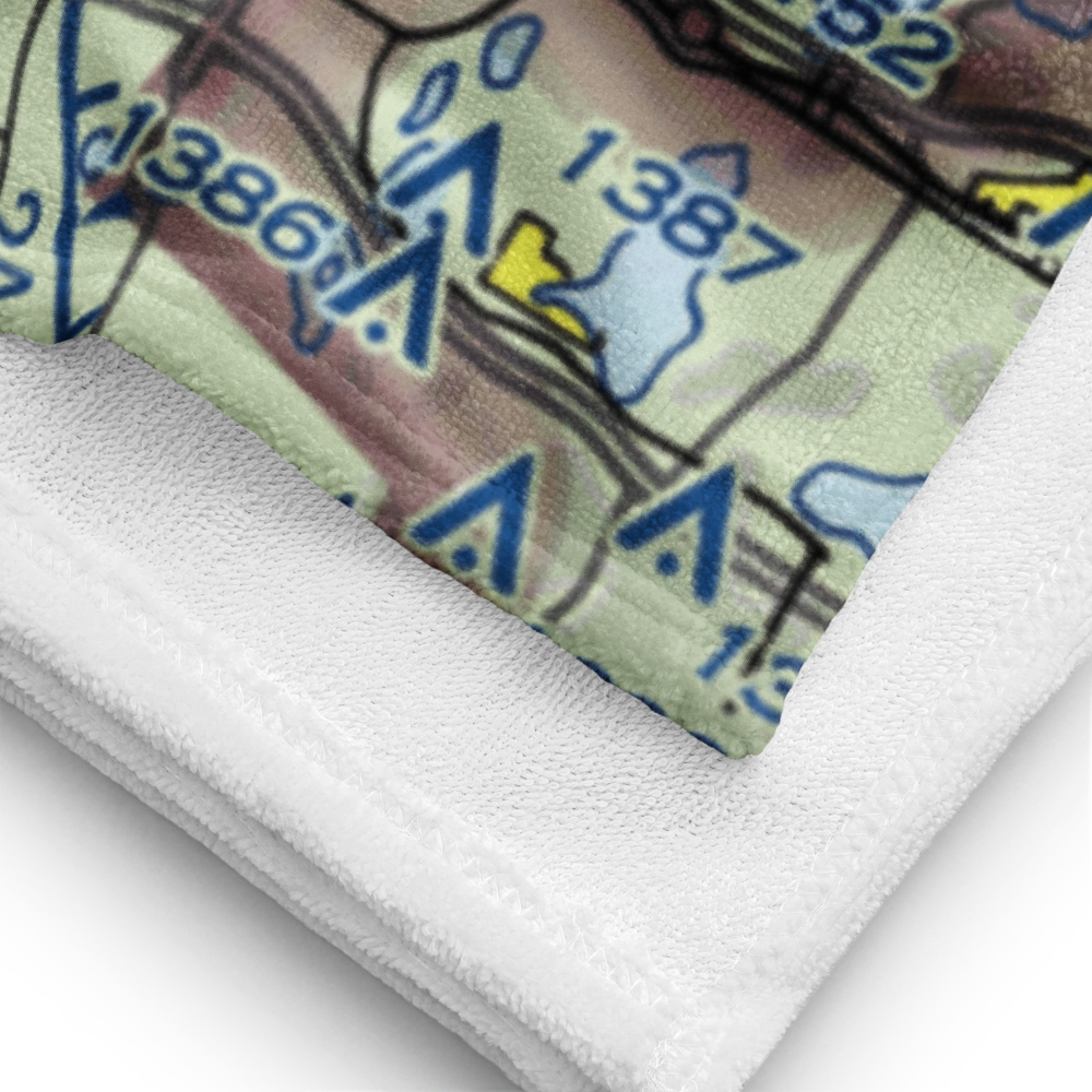 Watertown Municipal Airport (RYV) VFR Sectional Towel 