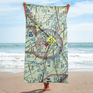 Waycross Ware County Airport (AYS) VFR Sectional Towel