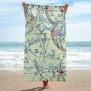 Wayne Brown Airport (37LA) VFR Sectional Towel