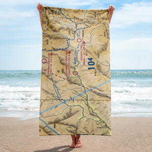 Weatherby US Forest Service Airport (52U) VFR Sectional Towel