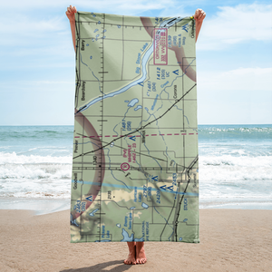 Webster-Eneboe Airstrip (SD82) VFR Sectional Towel
