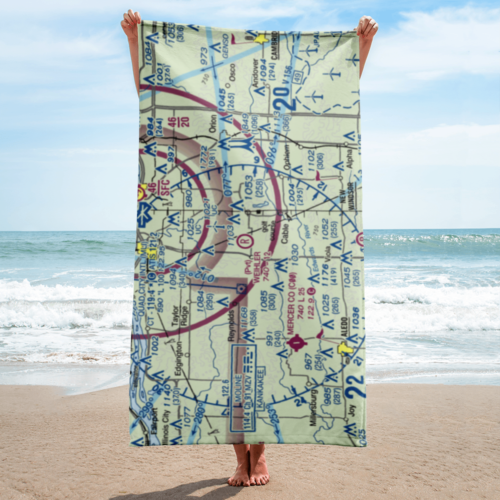 Weihler Airport (2LL2) VFR Sectional Towel 