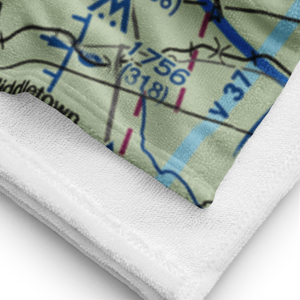 Weirton - Steubenville Seaplane Base (WV42) VFR Sectional Towel 