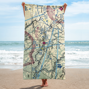 Welch Municipal Airport (I25) VFR Sectional Towel