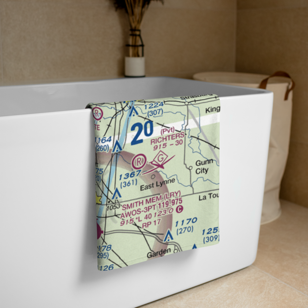 West Aero Ranch Airport (6MO9) VFR Sectional Towel 