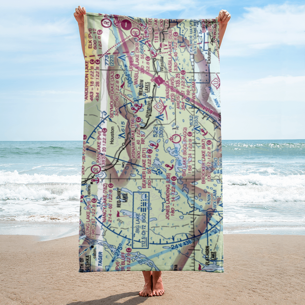 West Beaver Seaplane Base (AA01) VFR Sectional Towel 