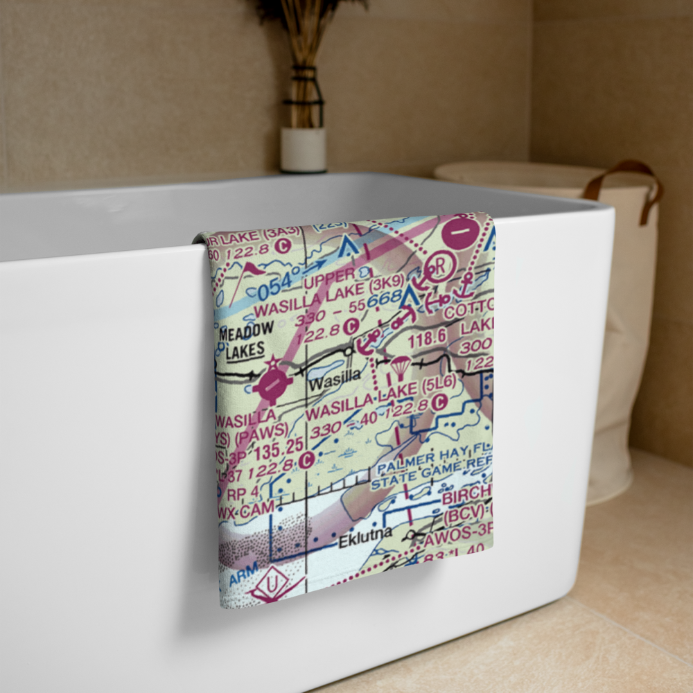 West Beaver Seaplane Base (AA01) VFR Sectional Towel 