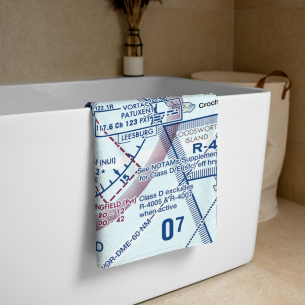 West St Mary's Airport (3MD6) VFR Sectional Towel 