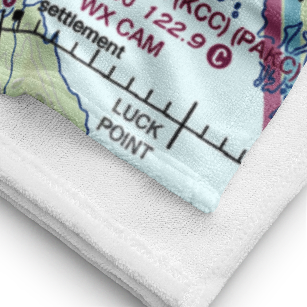 Whale Pass Seaplane Float Harbor Facility (96Z) VFR Sectional Towel 