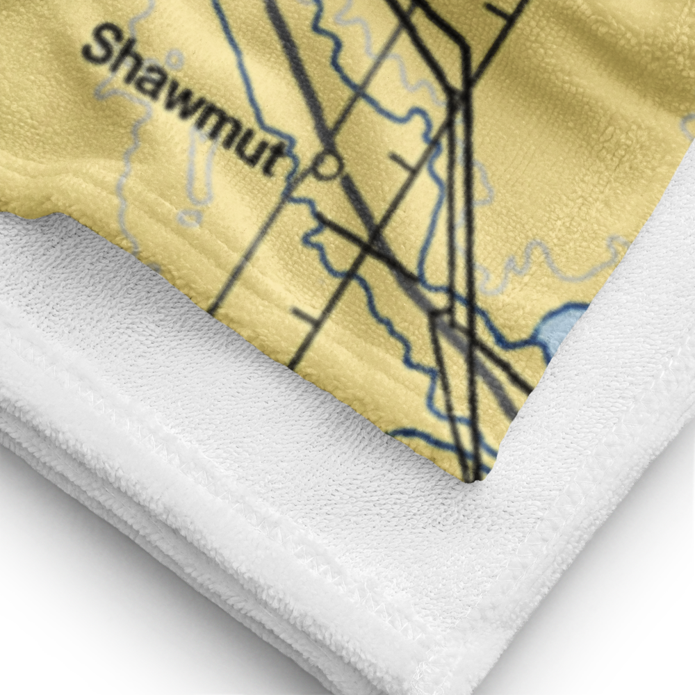 Wheatland County At Harlowton Airport (HWQ) VFR Sectional Towel 