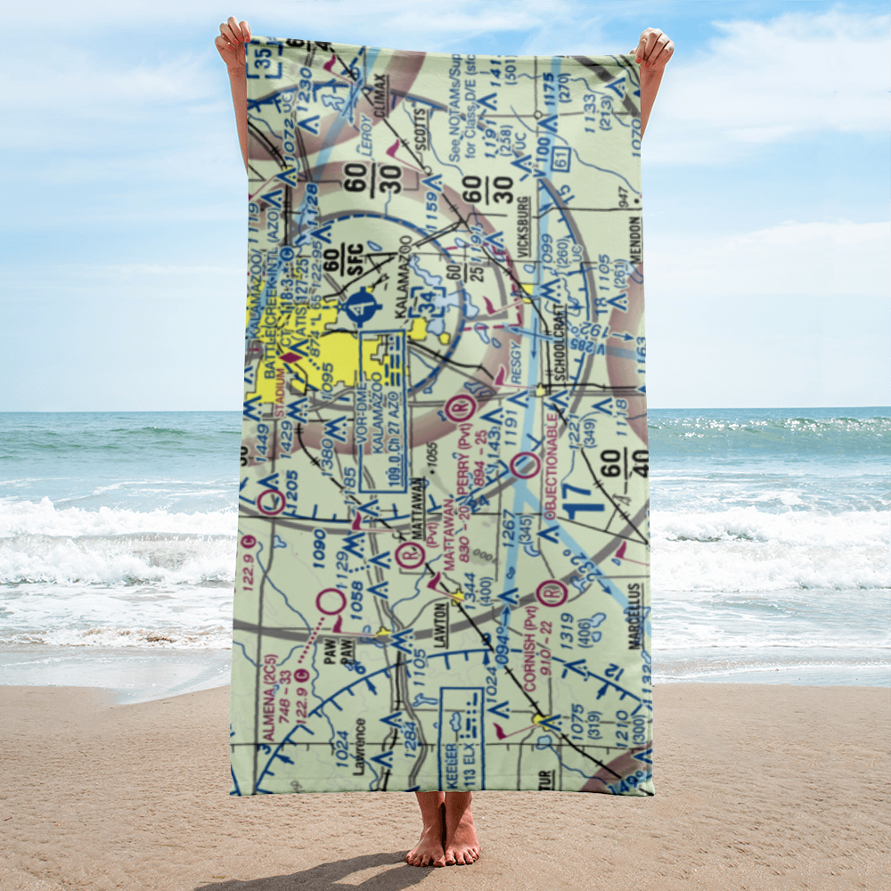 Whitcomb Field (4MI4) VFR Sectional Towel 