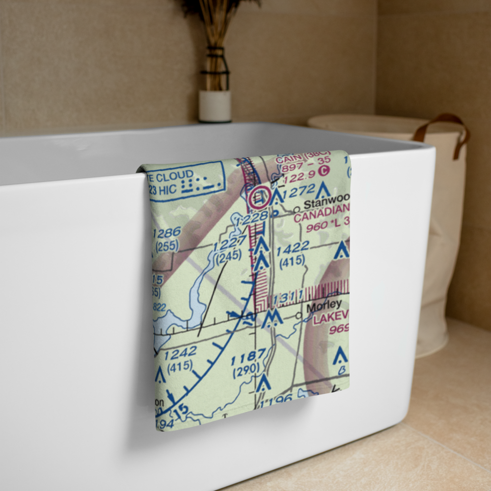 White Cloud Airport (42C) VFR Sectional Towel 