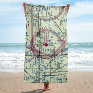 White County Airport (MCX) VFR Sectional Towel