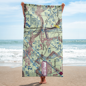 White's Airport (63OH) VFR Sectional Towel