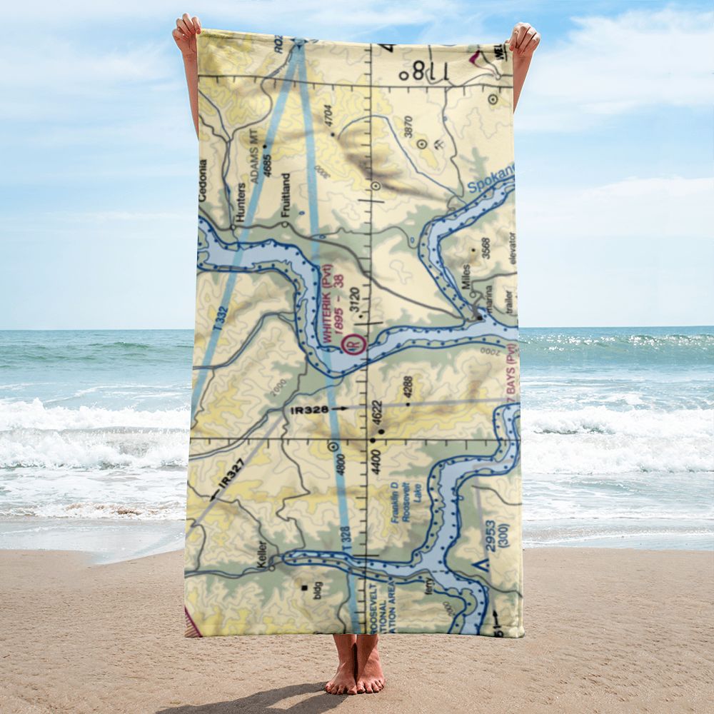 Whiterik Field (51WT) VFR Sectional Towel 