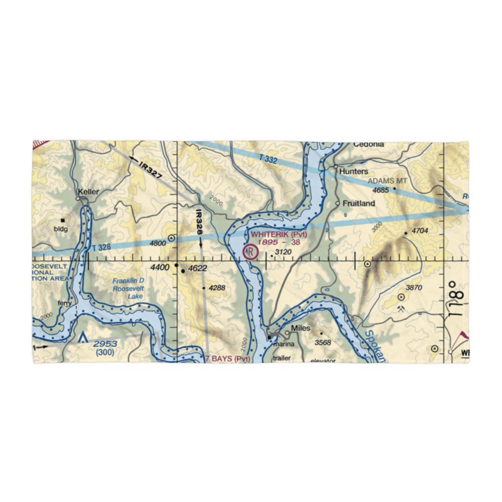 Whiterik Field (51WT) VFR Sectional Towel 