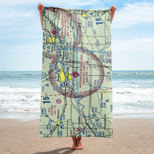 Whiteside County Airport-Joseph H Bittorf Field (SQI) VFR Sectional Towel