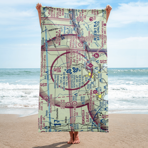 Whiting Field Naval Air Station South Airport (NDZ) VFR Sectional Towel