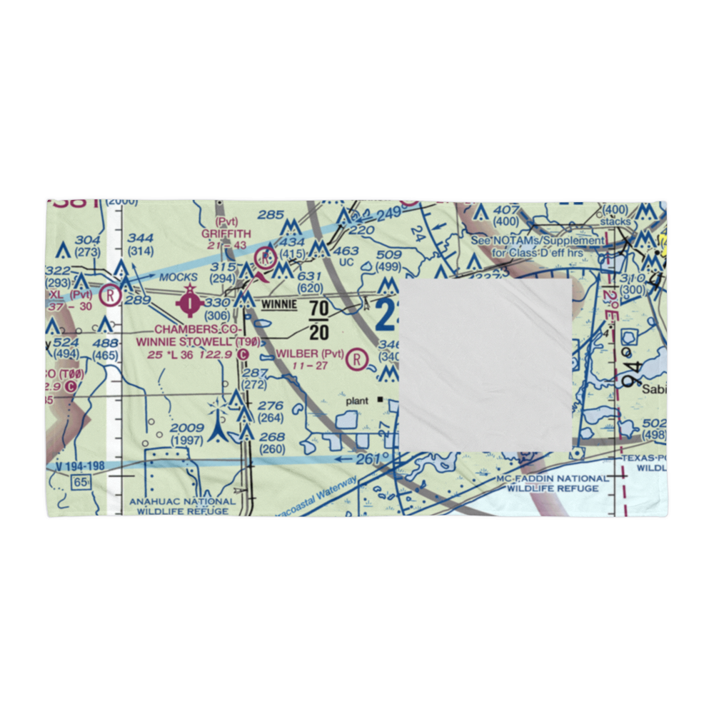 Wilber Farms Airport (5XS3) VFR Sectional Towel 