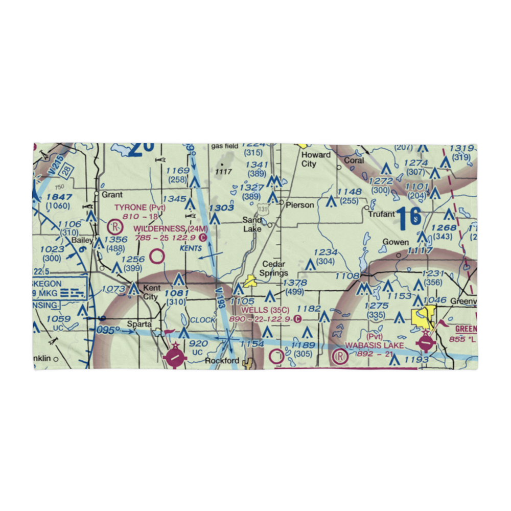 Wilds Field (5MI1) VFR Sectional Towel 