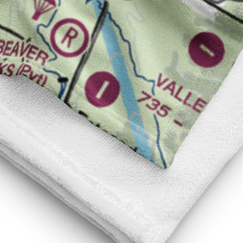 Wiley's Seaplane Base (2OG3) VFR Sectional Towel 