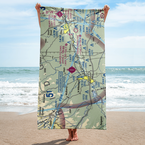 Wilkes County Airport (UKF) VFR Sectional Towel