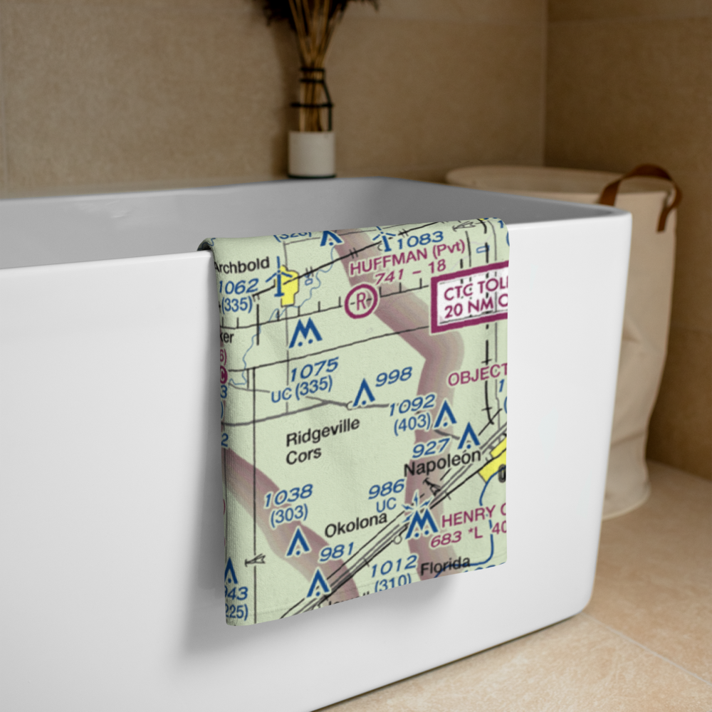 Williams County Airport (0G6) VFR Sectional Towel 