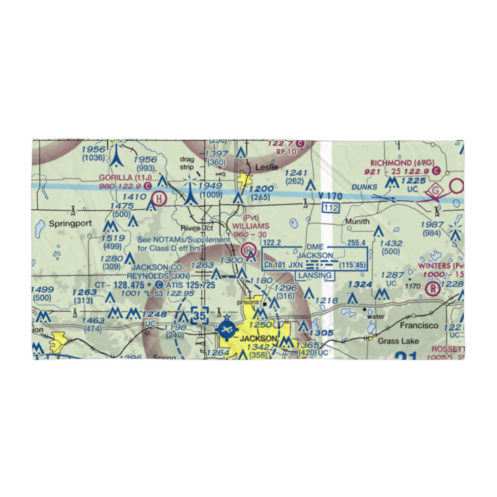 Williams Field (5MI7) VFR Sectional Towel 