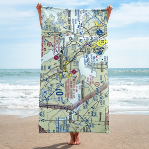 Williamsburg Jamestown Airport (JGG) VFR Sectional Towel